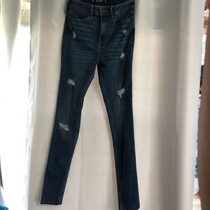 Hollister ripped high waisted skinny  jeans